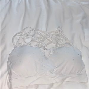 White bralette